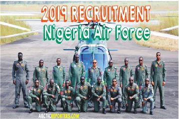 nigeria air force 2019 recruitment